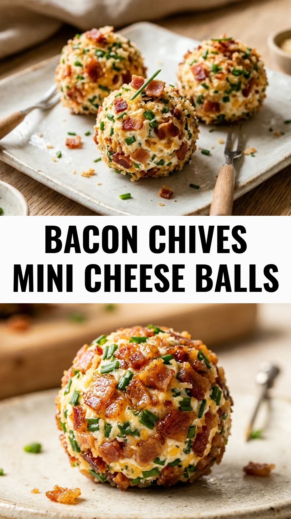 Bacon Chives Mini Cheese Balls