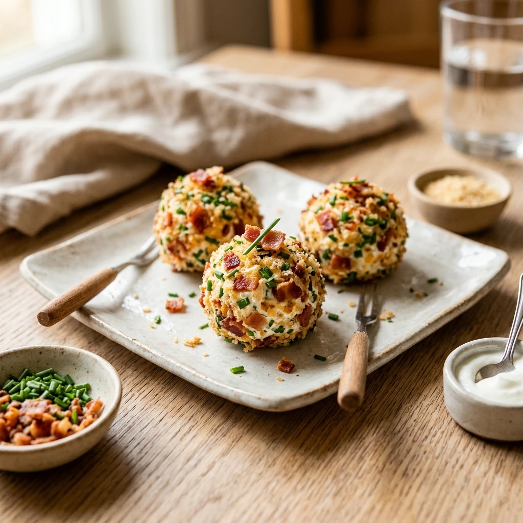 Bacon Chives Mini Cheese Balls