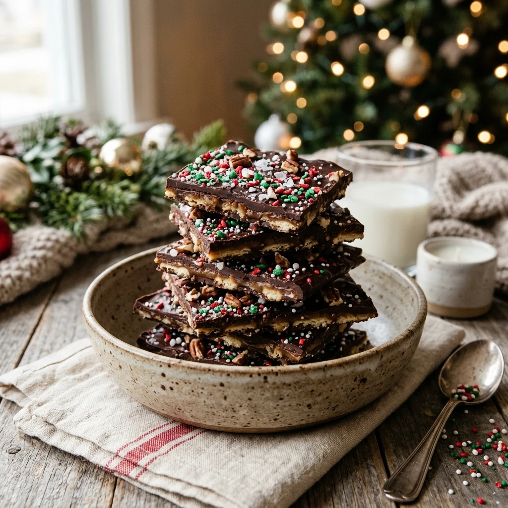Christmas Crack Cookies