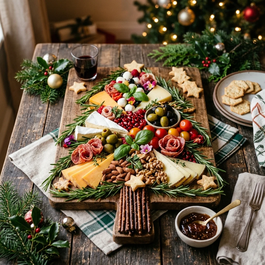 Christmas Tree Snack Board