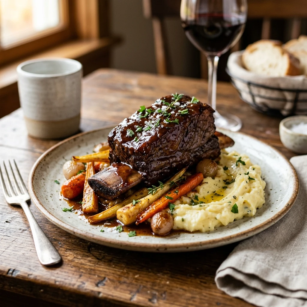 Cider Braised Short Ribs