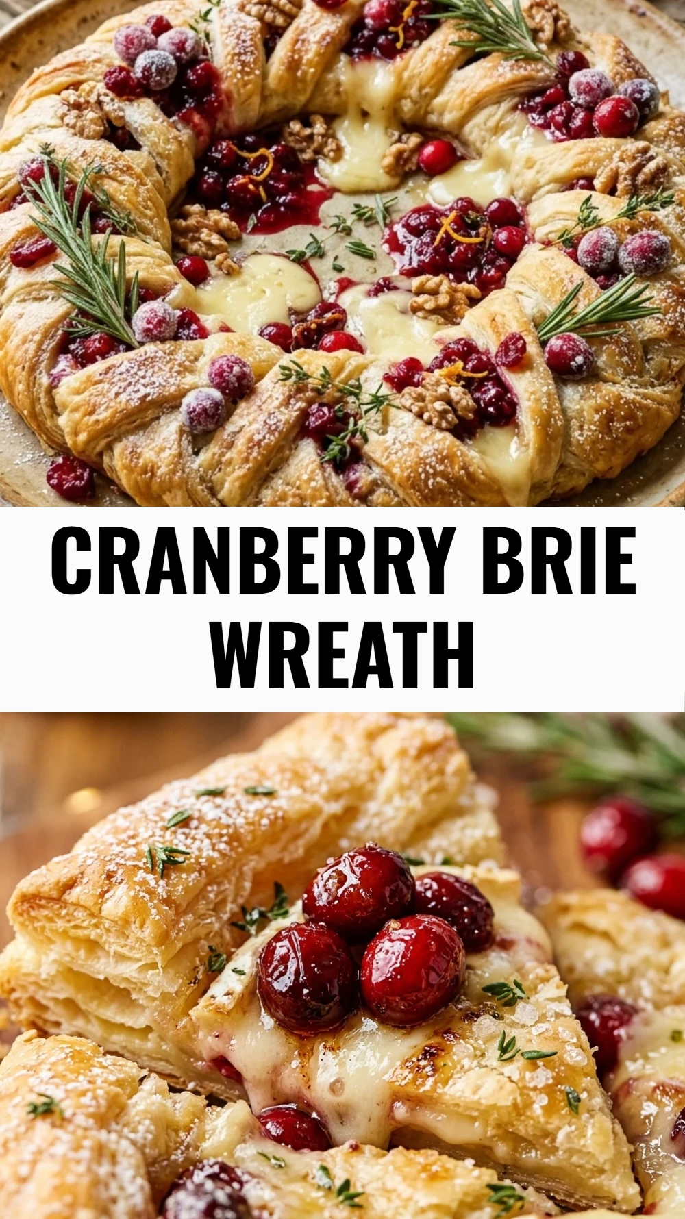 Cranberry Brie Wreath