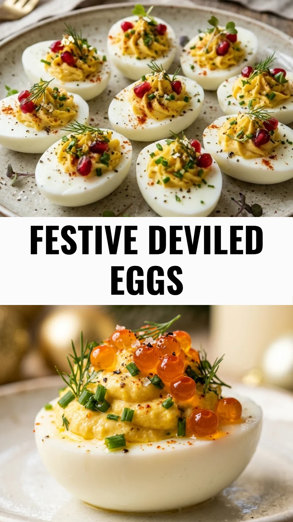 Festive Deviled Eggs