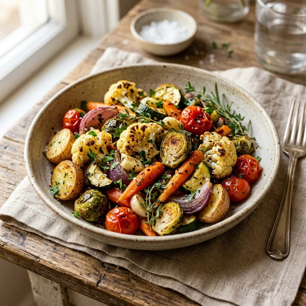 Garlic and Herb Roasted Veggies