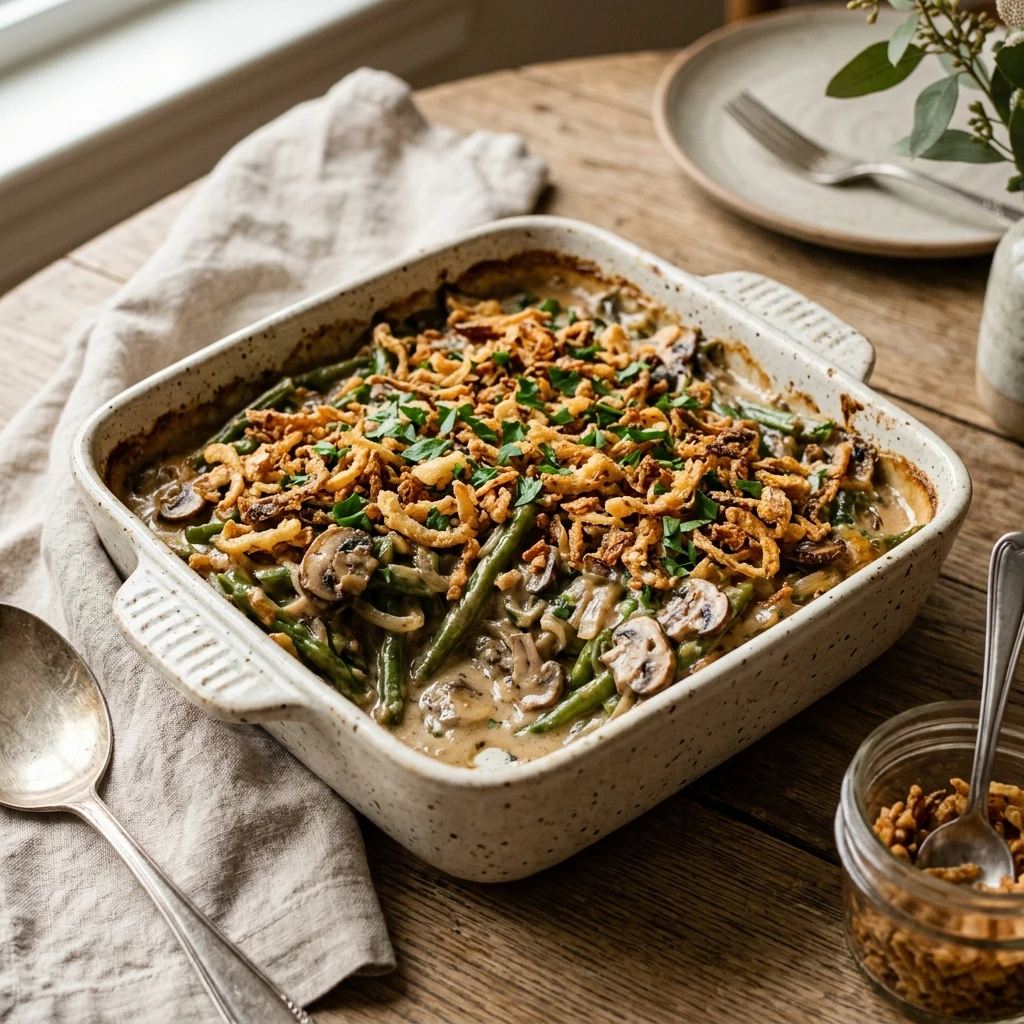 Vegan Green Bean Casserole