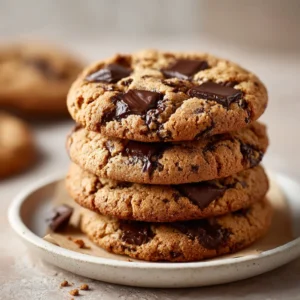 Crispy And Chewy Chocolate Chip Cookies