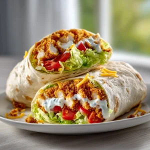 Crispy Chicken Ranch Wrap