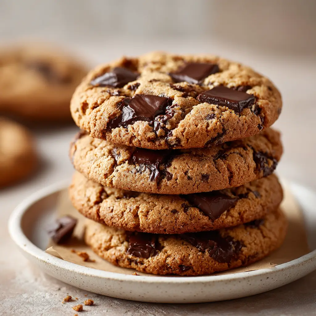 Crispy And Chewy Chocolate Chip Cookies