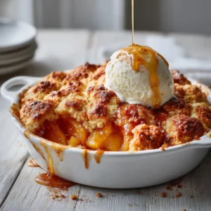Southern Peach Cobbler (easy Recipe!)