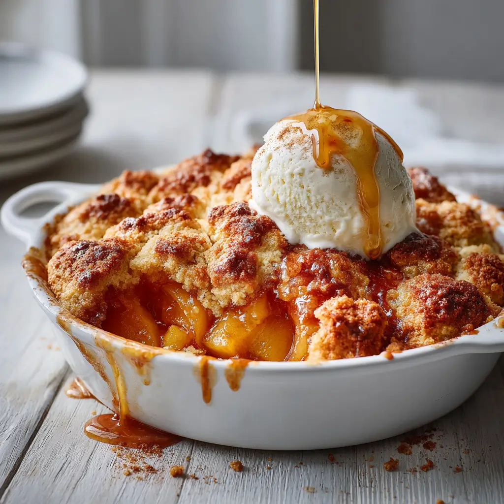 Southern Peach Cobbler (easy Recipe!)