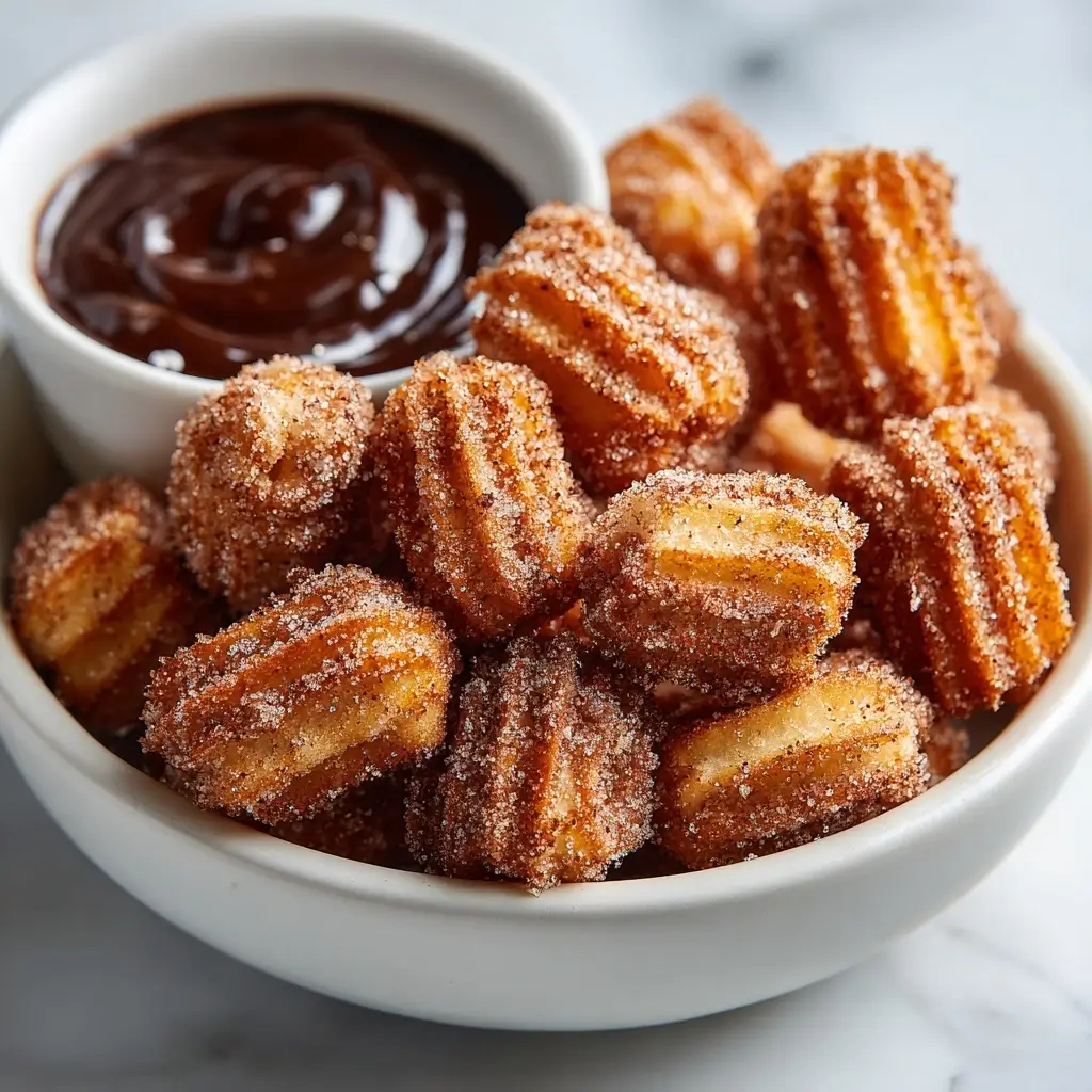 Crispy Air Fryer Churro Bites