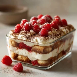 Fresh Raspberry Tiramisu Recipe