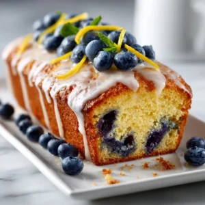 Lemon Blueberry Sheet Cake