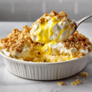 Lemon Cream Cheese Dump Cake