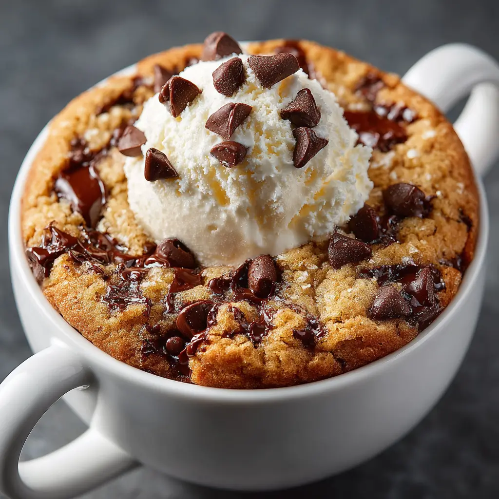 Microwave Chocolate Chip Mug Cookie Recipe