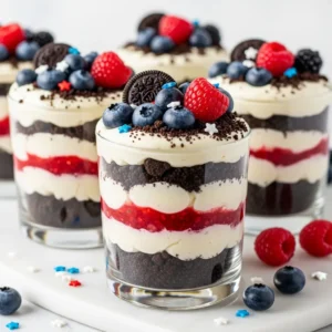 Red, White And Blue Dirt Cups