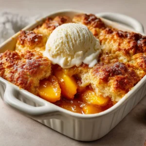 Southern Peach Cobbler