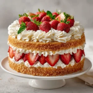 Strawberry Shortcake Cake