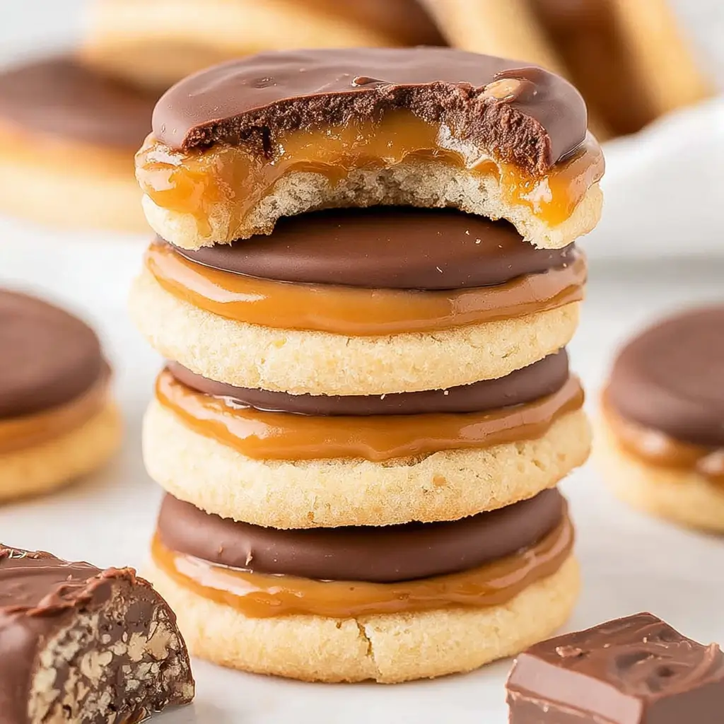 Twix Style Cookies