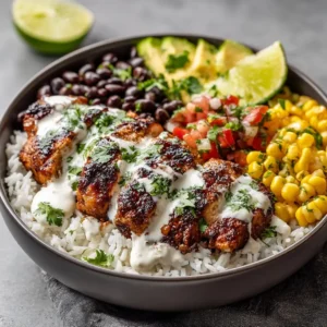 Zesty Cilantro Lime Chicken Bowls