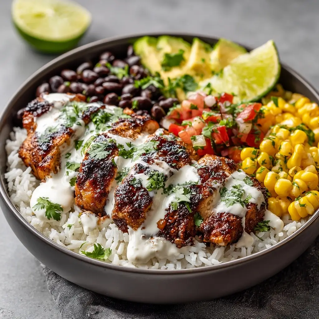 Zesty Cilantro Lime Chicken Bowls