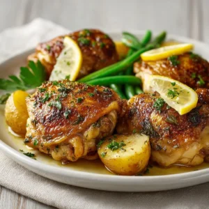 30 Min Lemon Herb Chicken Dinner: Weeknight Recipe