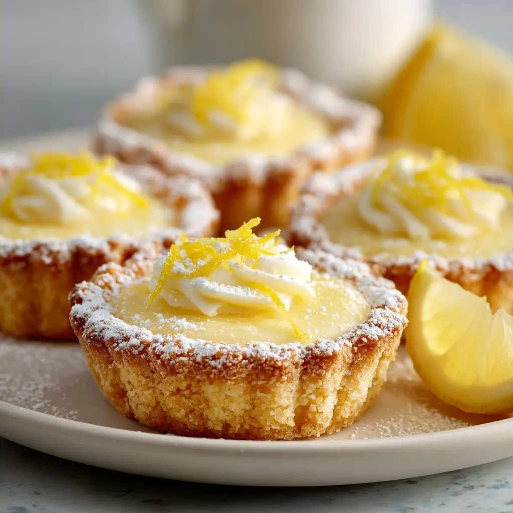 Baby Lemon Impossible Mini Pies