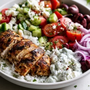 Healthy Greek Chicken Bowls