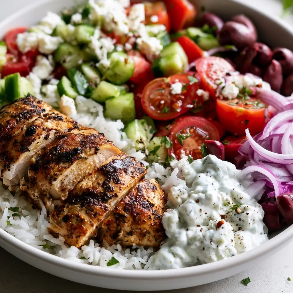 Healthy Greek Chicken Bowls