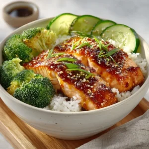 Honey Garlic Salmon Bowl: Healthy Weeknight Recipe