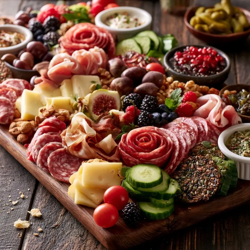 Keto Charcuterie Board: Low Carb Party Food Ideas