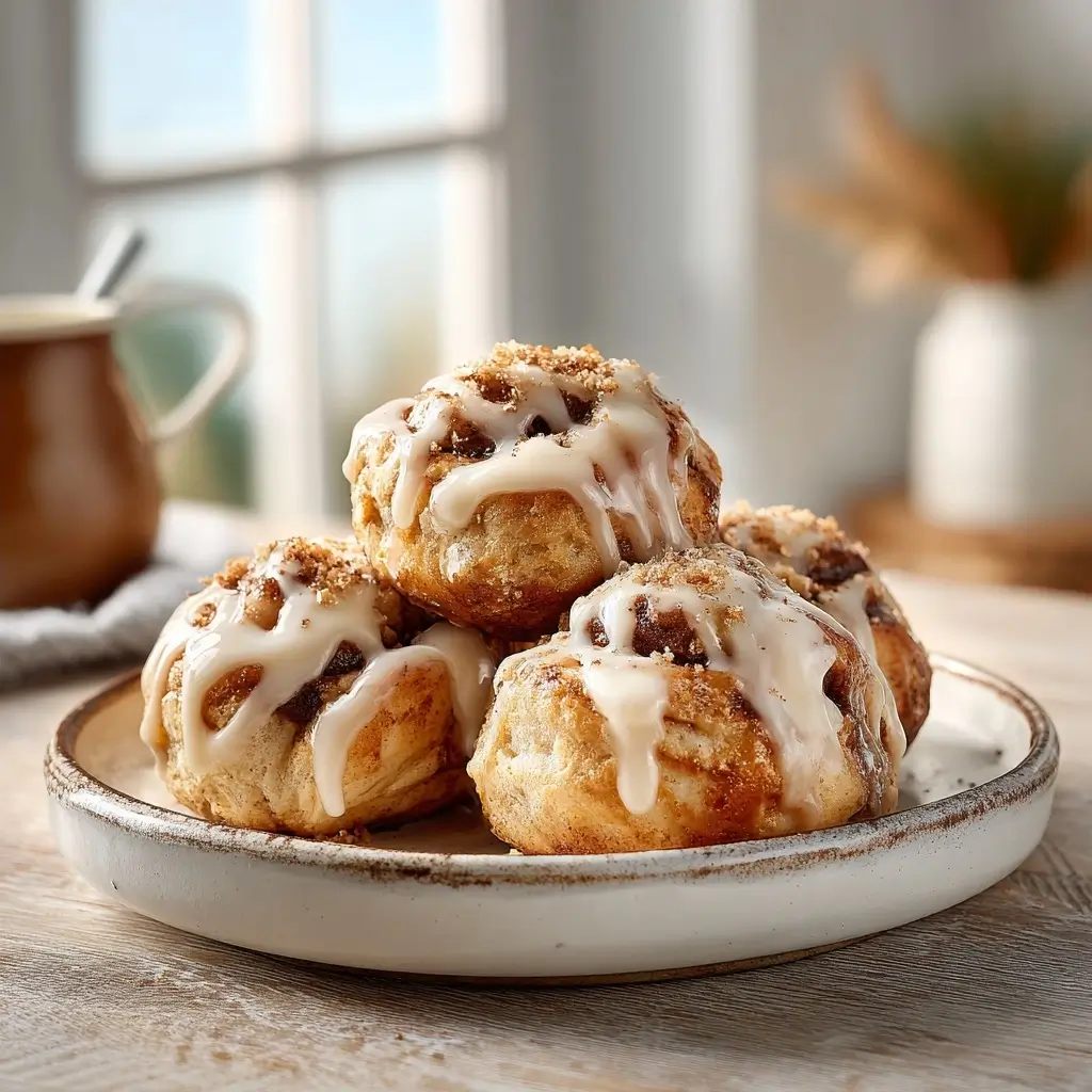 Quick Cinnamon Roll Bites