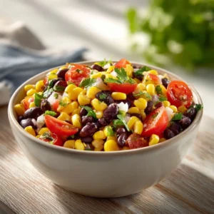 Roasted Corn & Black Bean Bowl: Summery Weeknight Meal