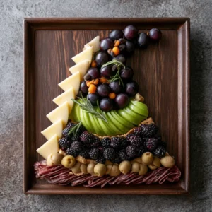 Halloween Charcuterie Witch Hat Fruit & Cheese Board