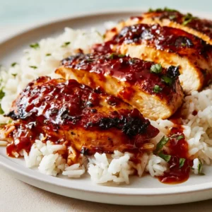 Honey Bbq Chicken Rice