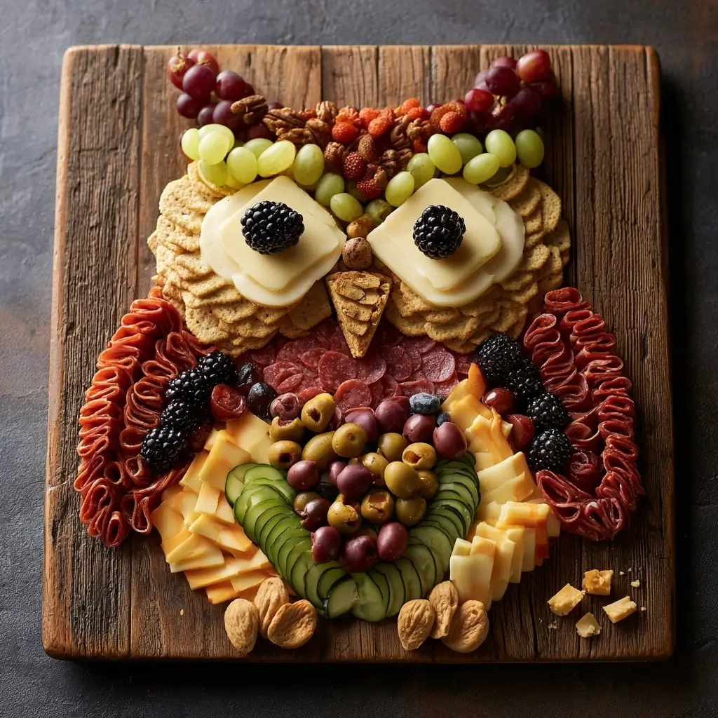 Owl Charcuterie Board