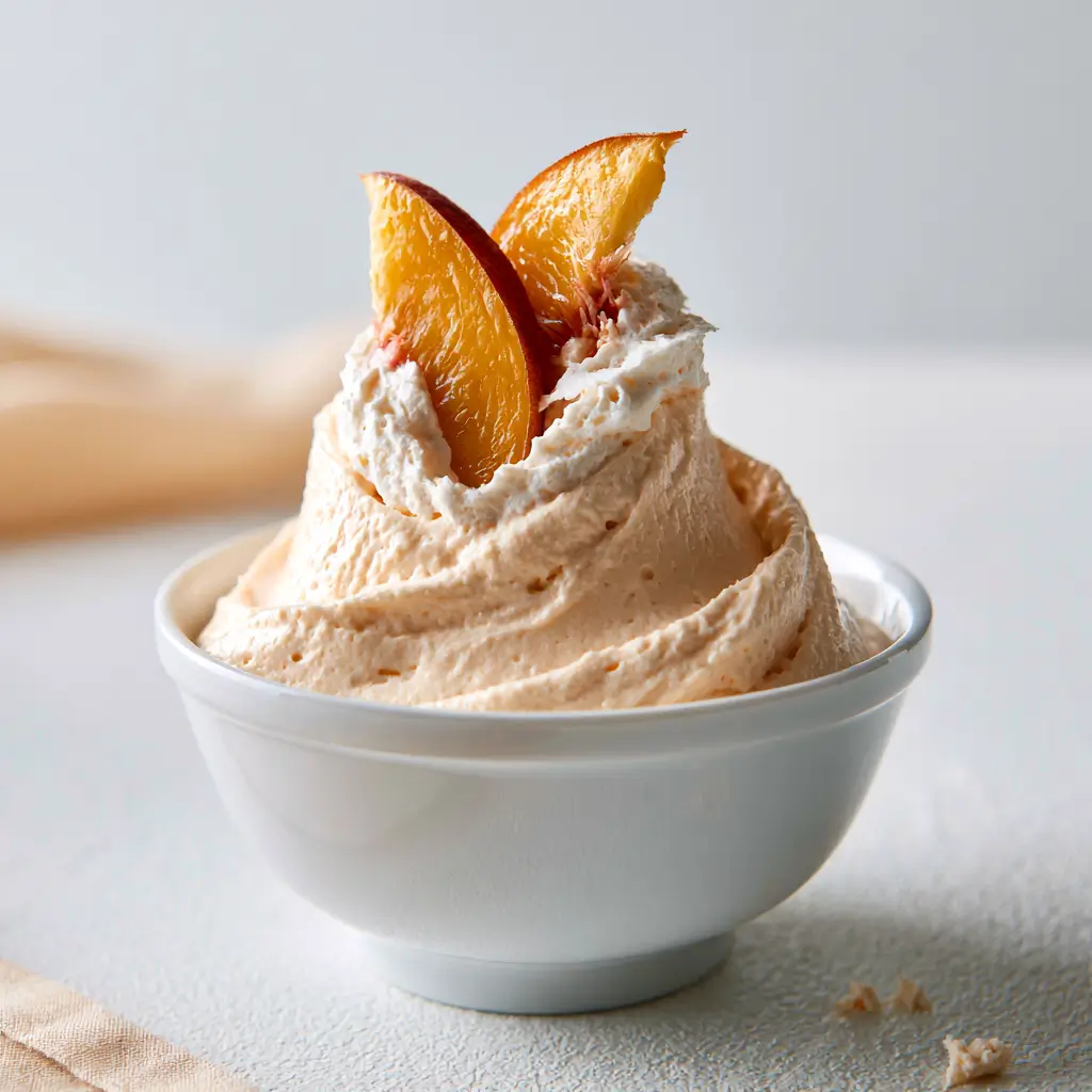 Peach Mousse (light, Creamy & Perfect For Summer)