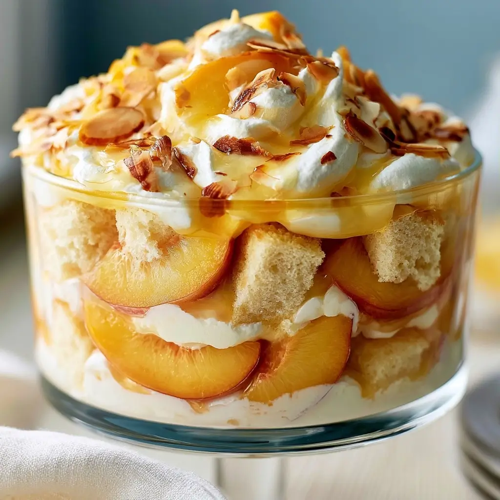 Peaches & Cream Trifle
