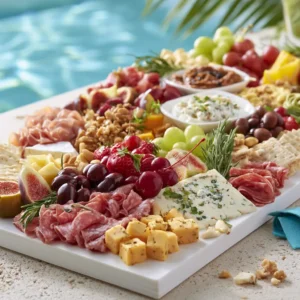 Poolside Charcuterie Board For Summer Fun