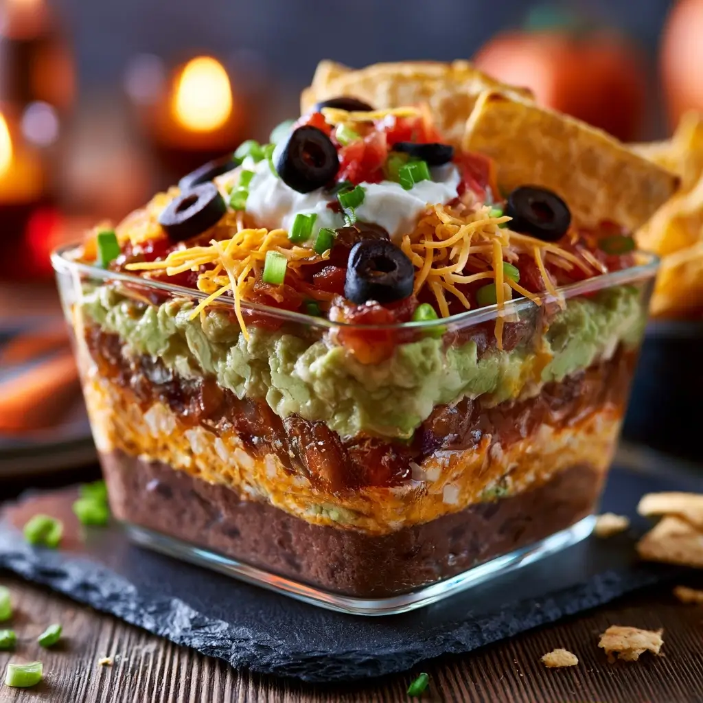 Halloween Taco Dip