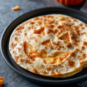 Jack O Lantern Halloween Quesadilla Recipe