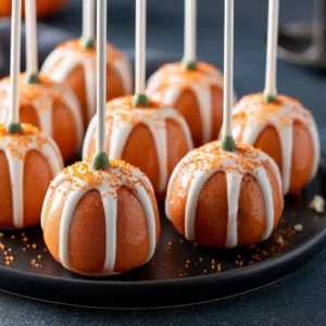 Pumpkin Cake Pops