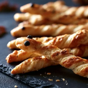 Snake Breadsticks Halloween Party Food