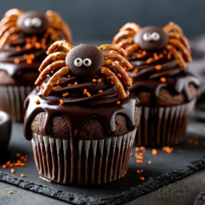 Spooky Spider Cupcakes