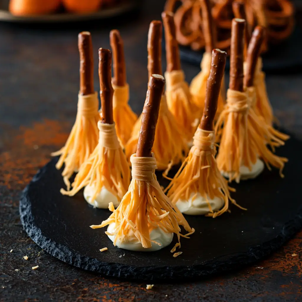 Witchs Broom Cheese Snacks Recipe