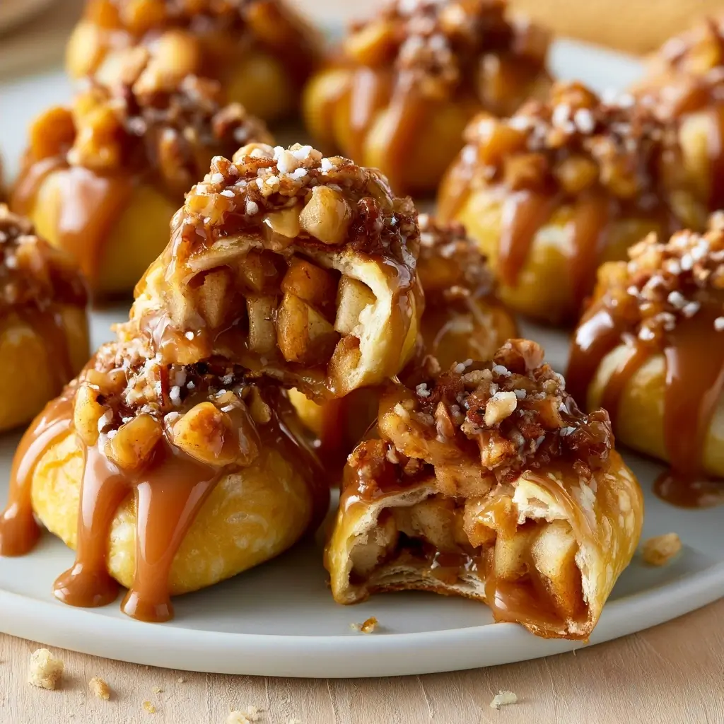 Caramel Apple Pretzel Bites