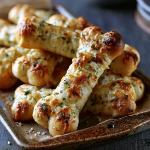 Cheesy Halloween Breadstick Bones