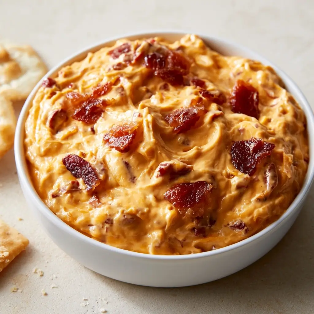 Creamy Bacon Cheddar Dip For Thanksgiving
