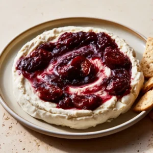 Fig Jam Goat Cheese Dip For Thanksgiving
