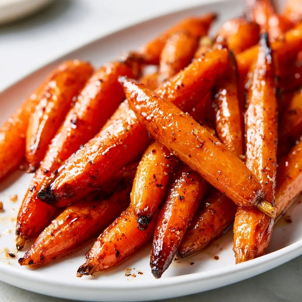 Honey Balsamic Roasted Carrots